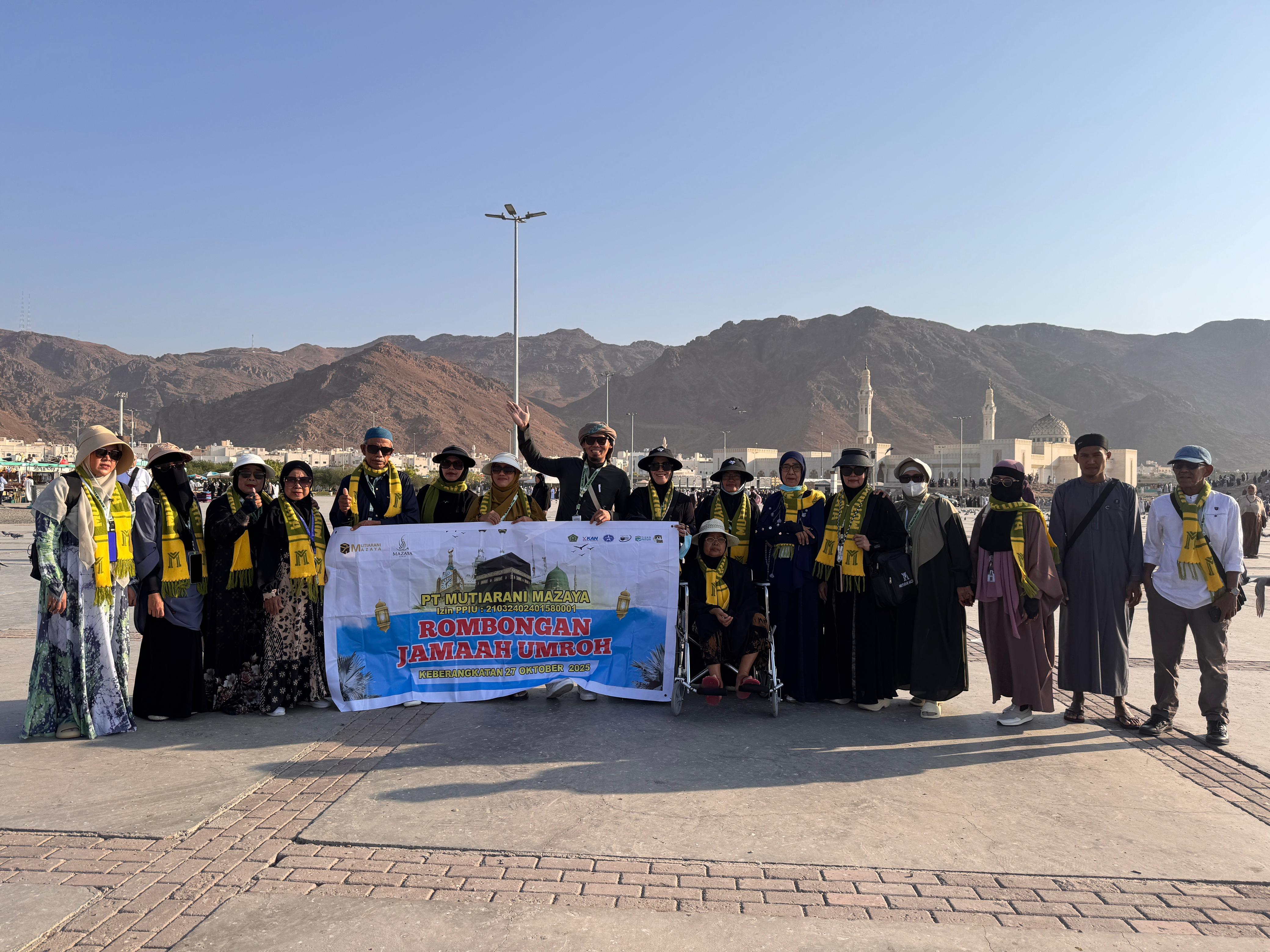 Keberangkatan 27 Oktober 2025 (Umroh 1 Bulan)